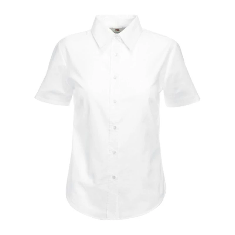 LADY FIT SHORT SLEEVE OXFORD SHIRT