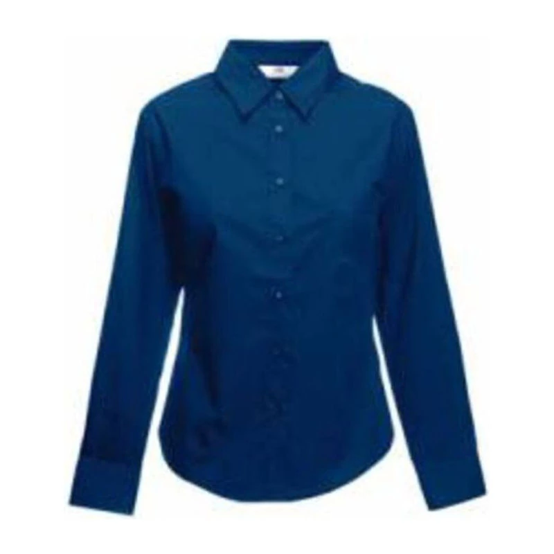 LADY FIT LONG SLEEVE POPLIN SHIRT