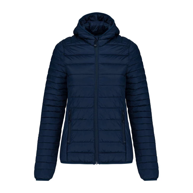 LADIES' LIGHTWEIGHT HOODED PADDED JACKET