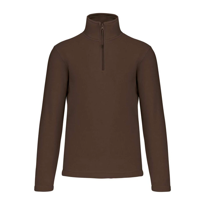 ENZO - ZIP NECK MICROFLEECE JACKET