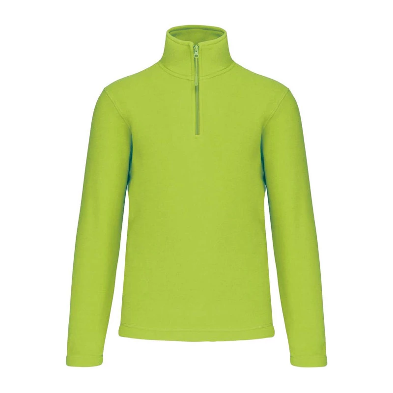 ENZO - ZIP NECK MICROFLEECE JACKET