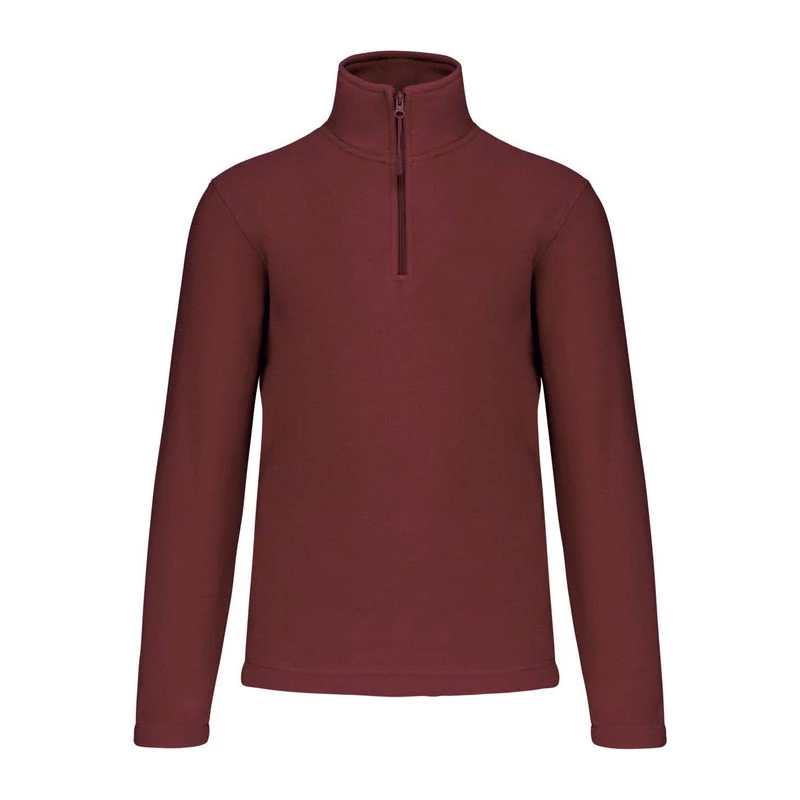 ENZO - ZIP NECK MICROFLEECE JACKET