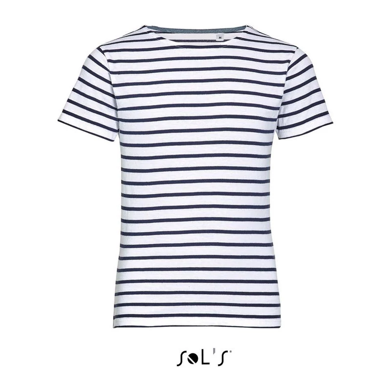MILES KIDS ROUND NECK STRIPED T-SHIRT