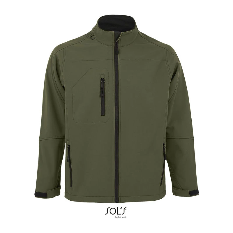 RELAX MEN'S SOFTSHELL ZIPPED JACKET