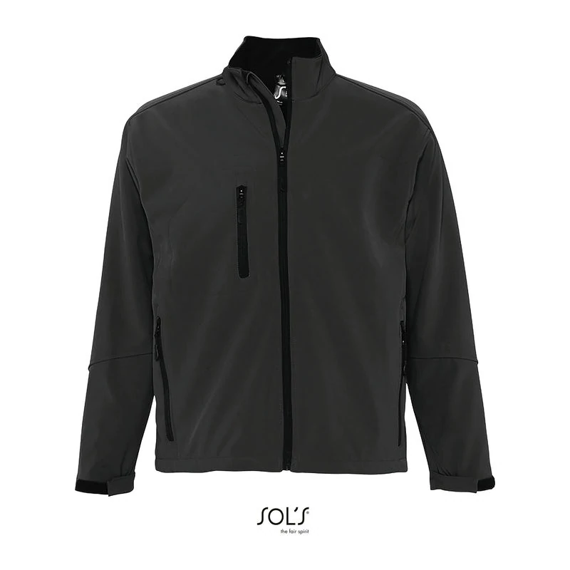 RELAX MEN'S SOFTSHELL ZIPPED JACKET