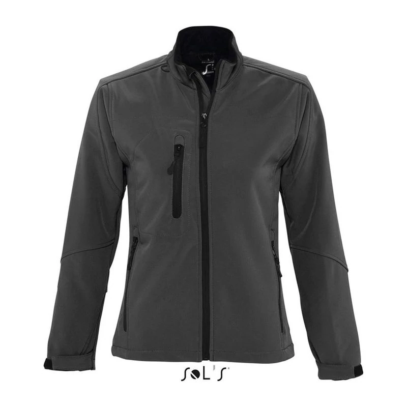 ROXY WOMEN'S SOFTSHELL ZIPPED JACKET