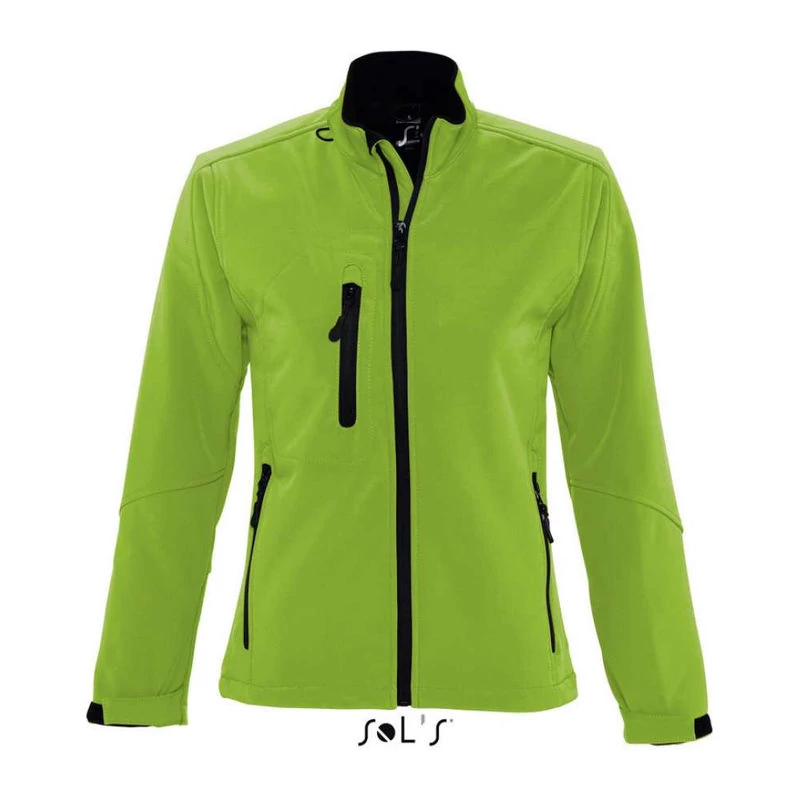 ROXY WOMEN'S SOFTSHELL ZIPPED JACKET