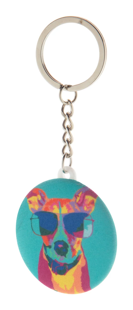 KeyBadge RPET Mini - kitűzős RPET kulcstartó