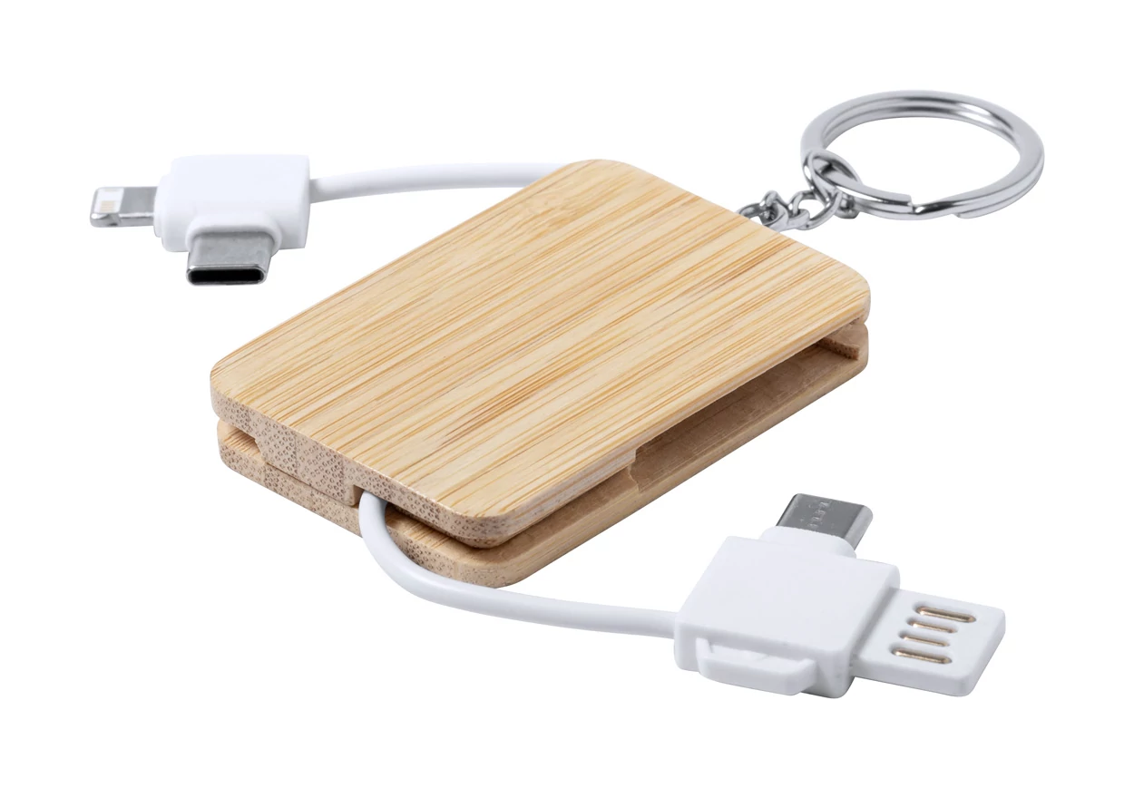 Edulis - kulcstartó USB töltőkábellel