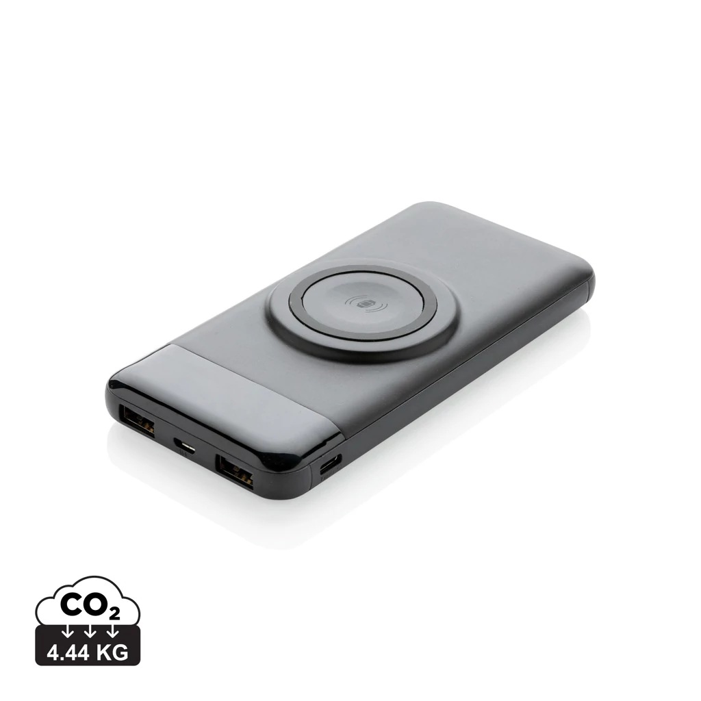 10 000 mAh vezeték nélküli powerbank óra töltővel