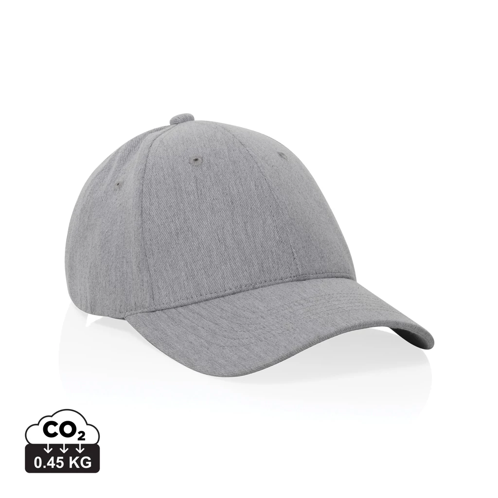 Milo AWARE™ újrah. heather 6 paneles baseball sapka, 200 gr